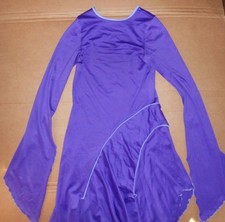 NWOT Long Sleeve Praise Tunic Top w/Flyers Ladies Plum/lilac Designer Sample