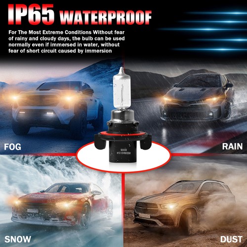 Faro halógeno haz alto/bajo + bombillas antiniebla para Jeep Patriot 10-2017 3400 k - Imagen 11 de 12