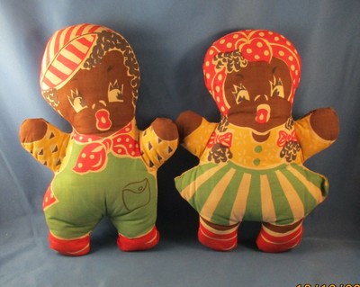 black stuffed dolls