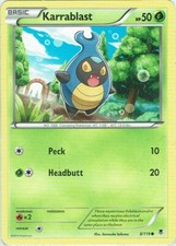 Pokemon Card Trading Card Game XY Phantom Forces No. 8/119 Karrablast English