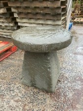 Staddle Stones Pair of reproduction Staddlestones in Antique Grey/Green.