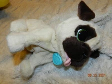 J Fur Real Friends JJ My Jumping Pug Interactive Pet Plush Barking Puppy Dog 10”