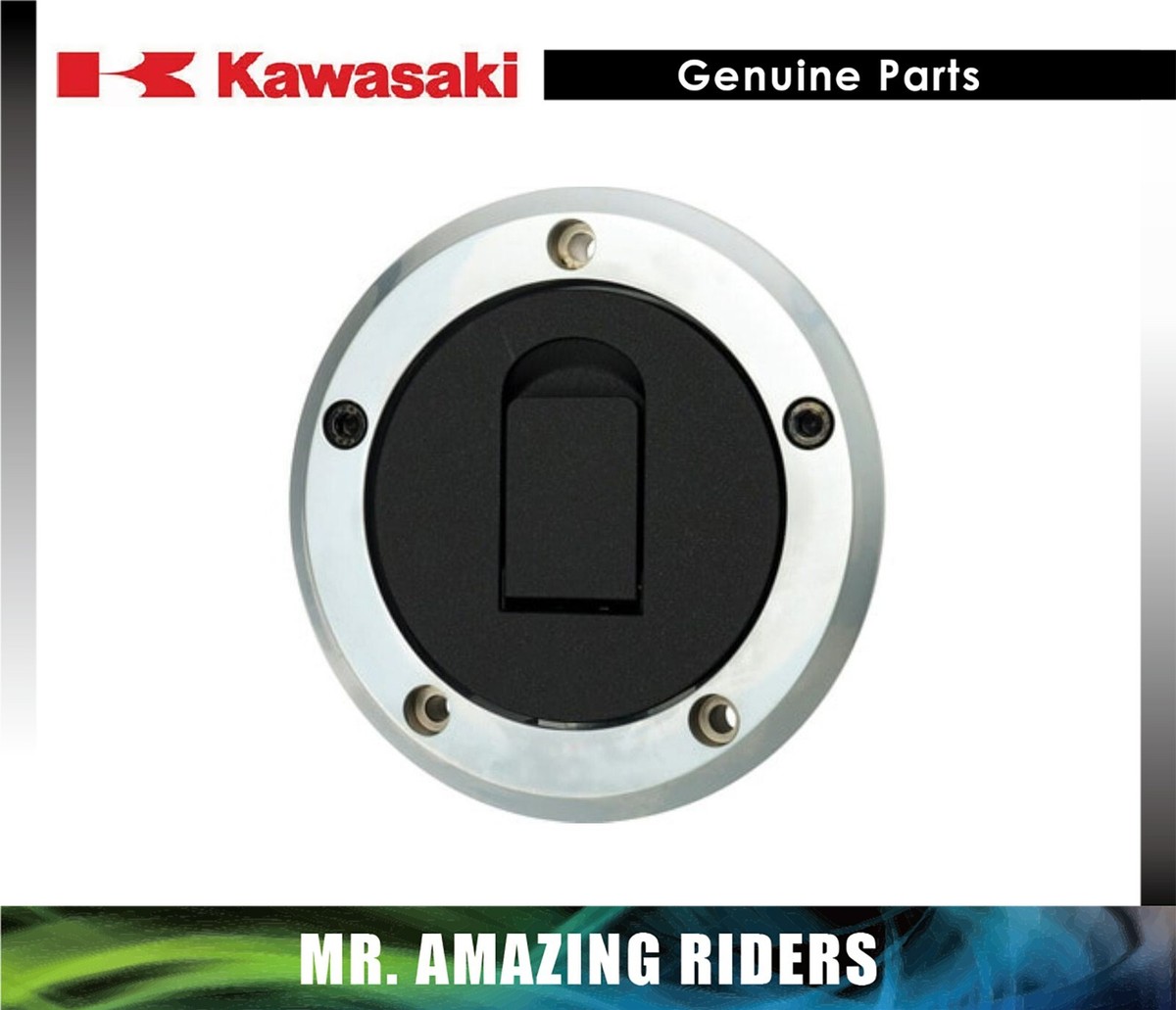 Kaya❤️ Kawasaki NEW Genuine ZZR600 ZX600 Fuel Tank Cap 51049-0021 OEM