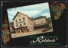 Ansichtskarte Bühlertal /Schwarzwald, Hotel-Restaurant Rebstock 