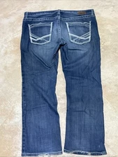 BKE Buckle Store jeans Jake men 36 Waist X Fit 30 Inseam. Blue, Relaxed Fit.