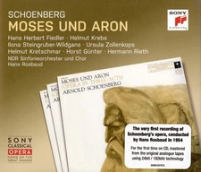 SCHOENBERG Moses und Aron - Hans Rosbaud NDR Sinf (CD, 2017, 2 Discs, Sony)