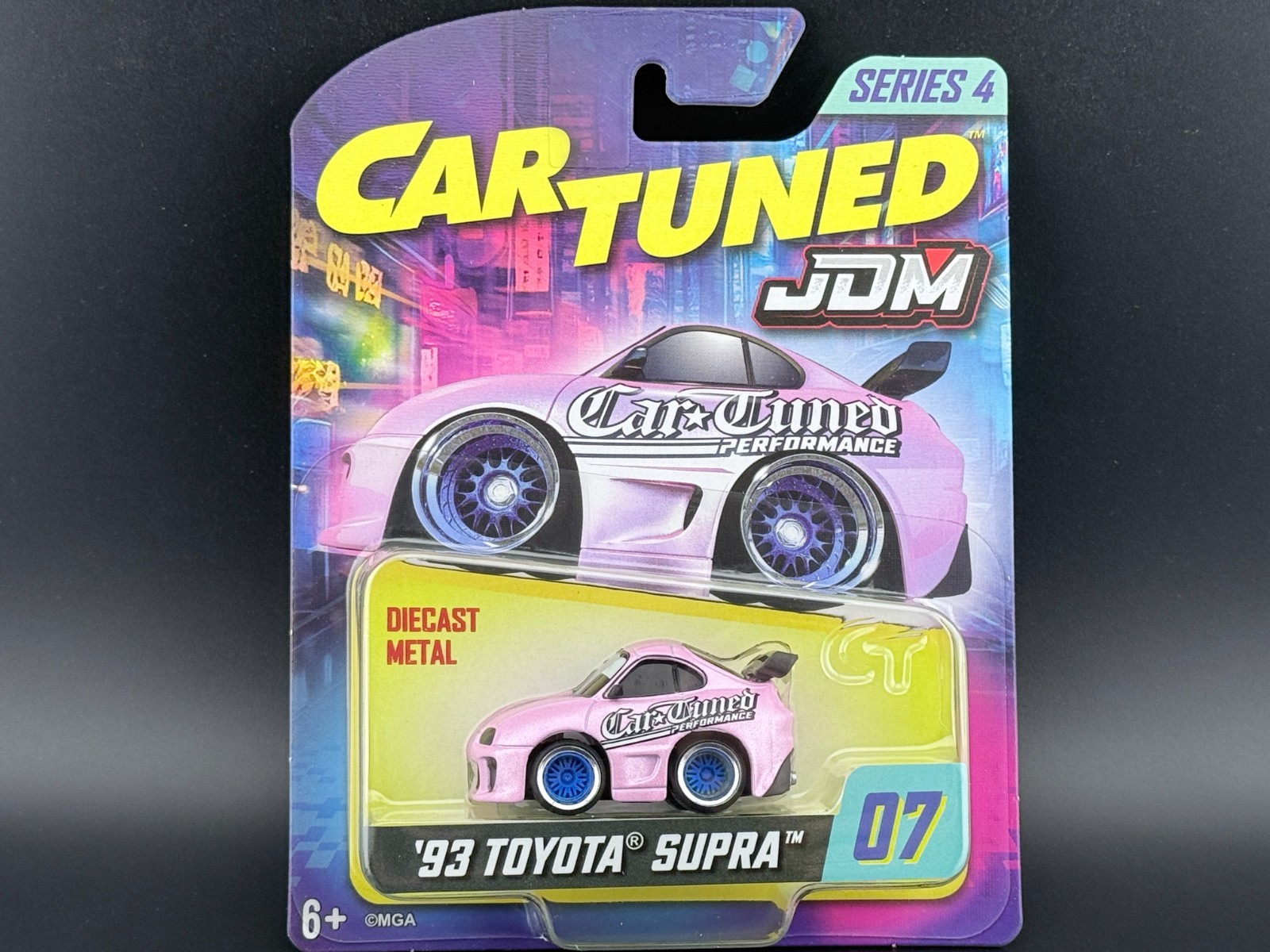 Tuned 93 Toyota Supra Pink #07 Jdm Series 4 1/64