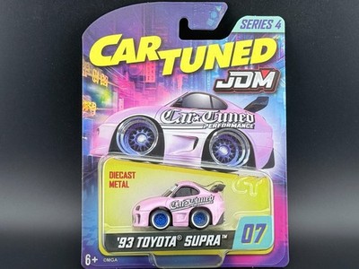 CarTuned 93 Toyota Supra Pink #07 JDM Series 4 1/64 | eBay