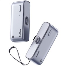 Llano S850 Upgraded Type-C Wireless HDMI Transmitter 5 5 2CM, Silver White