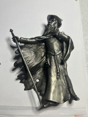 James Lane Casey Pewter Wizard and Orc.  1976 issue.