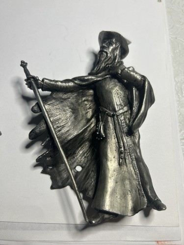 James Lane Casey Pewter Wizard and Orc. 1976 issue.