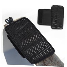 Dragon Boat Seat Pad with Secure Strap and Storage Pockets - IDBF Black