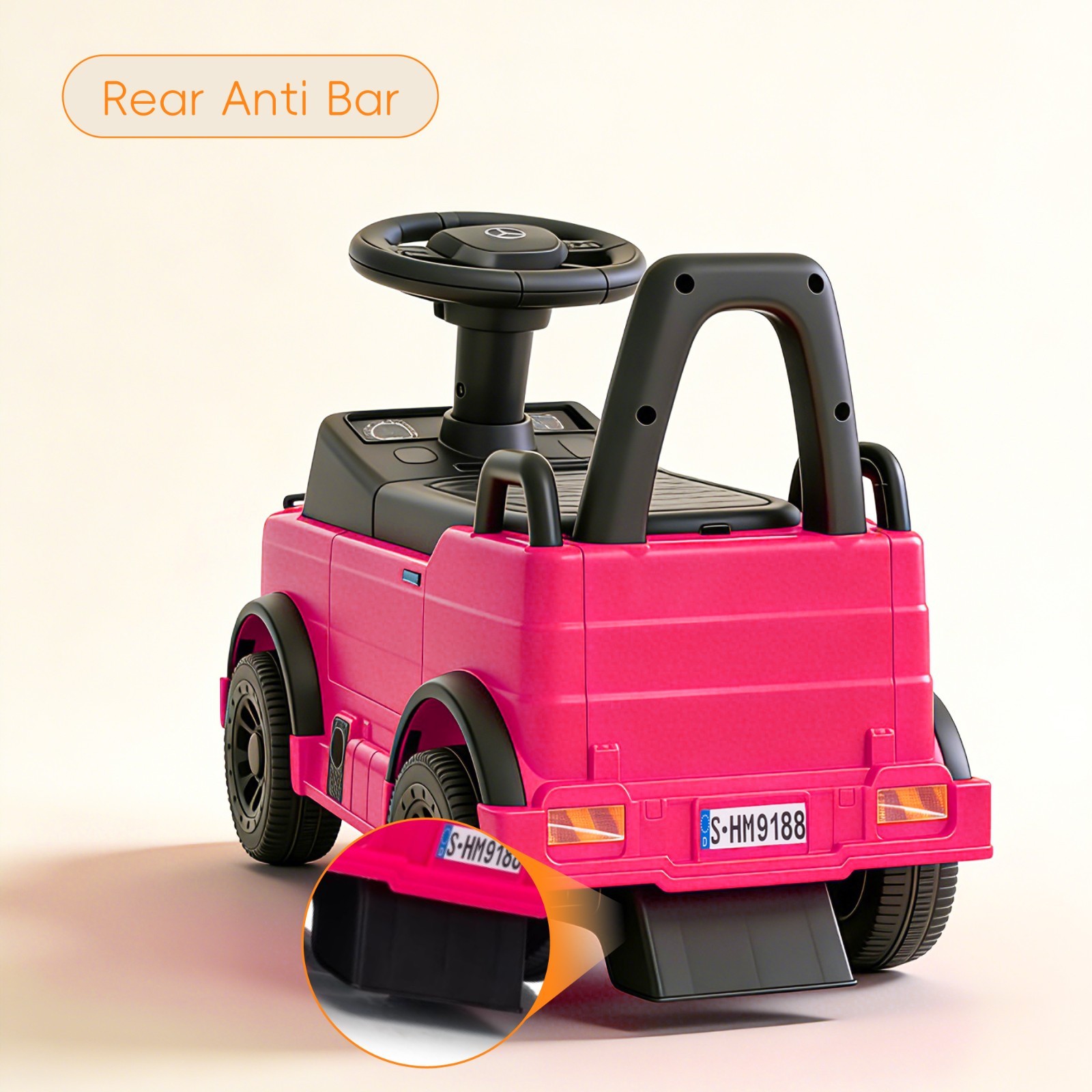 Toddler Push Car Kids Walker Toy Ride-On Toy Sliding Car Age for 1-3 w/ Storage