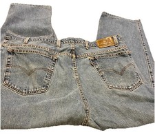 VTG 90s Levis 540 Relaxed Fit Faded Blue Denim Grunge 42 29 Measures 43  27.5  