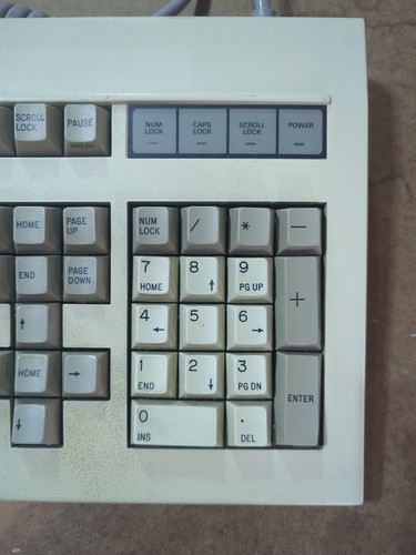 Vtg VTCL Leading Technology Mechanical Keyboard White Cherry Keys 1987 - 第 5/13 張圖片