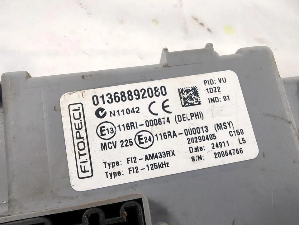 01368892080 CENTRALINA BODY COMPUTER CITROEN NEMO 1.3 D 55KW 5M 5P (2011) RICAMB - Immagine 4 di 4