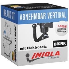 Für BMW 3er F34 Gran Turismo 13-14 Anhängerkupplung vert. abnehmbar + 7pol spez.