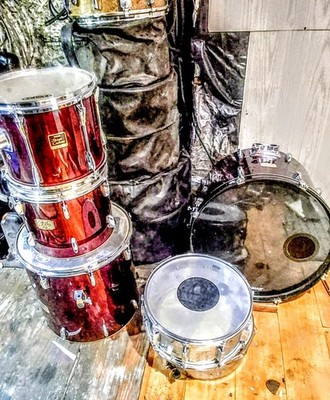 Pearl Export Series Acoustic Drum Kit 4-Piece Set w/ Snare, Bass, Toms