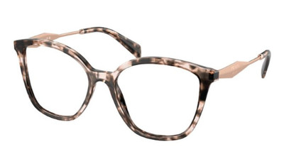 New Prada Reading Glasses VPR 02Z ROJ-1O1 54-17 140 Pink Tortoise Frames Readers