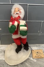 Vintage Christmas Annalee Santa Claus 1991 #5003 Doll 8" Made in USA