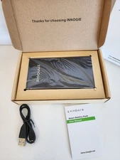 Innogie Smart Battery Pack. Portable Power Bank 6600mAH 5v Black Slim Design New