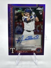 2025 Topps Chrome Update - Alejandro Osuna Auto Purple Refractor /250 RC