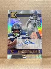 2022 K9 KENNETH WALKER PANINI CHRONICLES ESS-KEW AUTO #D/199 Sp ROOKIE RC CARD. rookie card picture