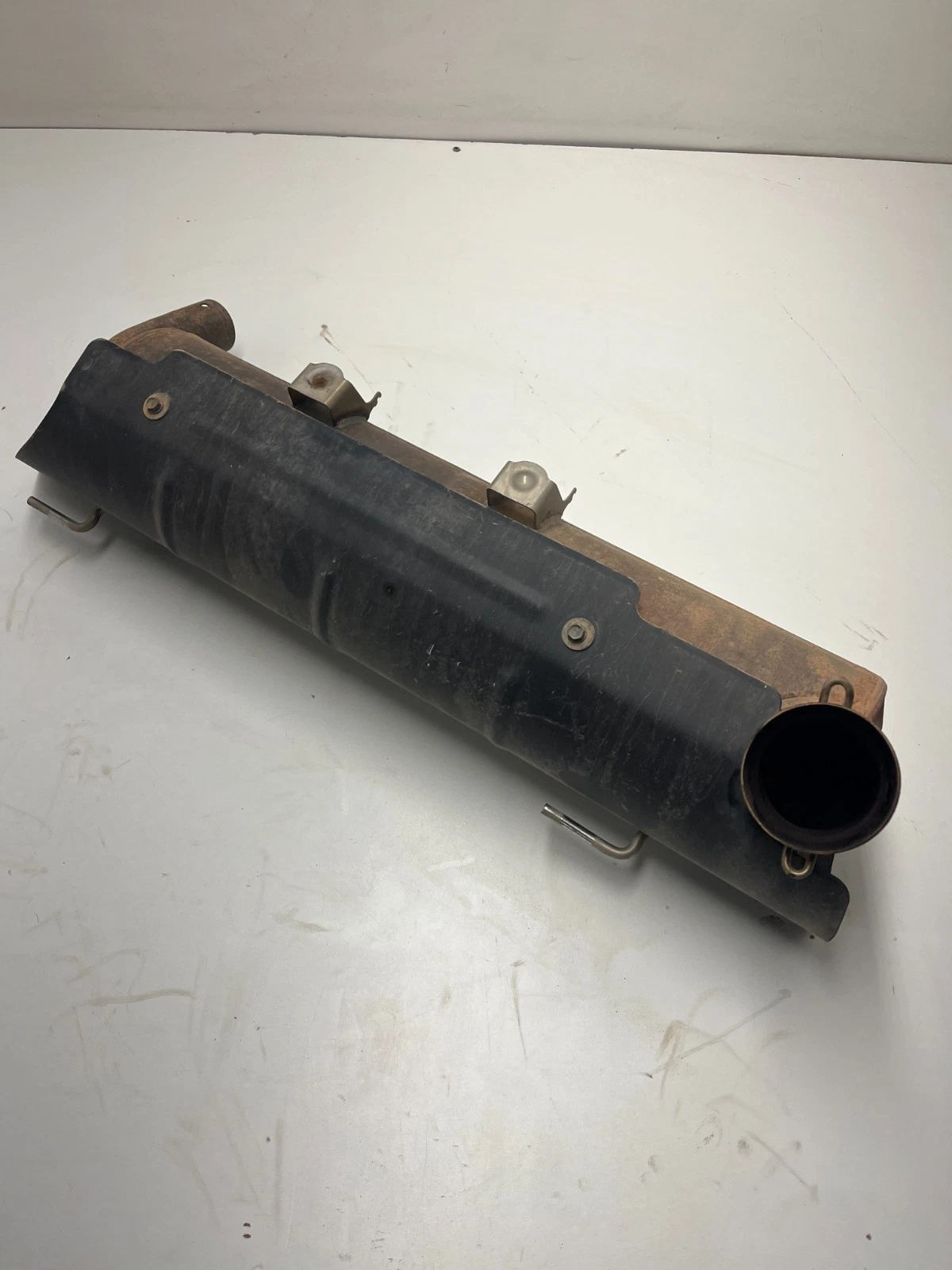 12 2012 Polaris RZR 900 XP 4x4 TIGHT!  Muffler Silencer Exhaust Pipe Shield