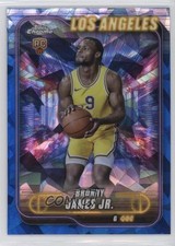 2024-25 Topps Chrome Sapphire Edition Bronny James Jr #149 dq2