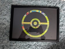 Pokeball Pokemon Card Mosaic Outline (Grass Type)