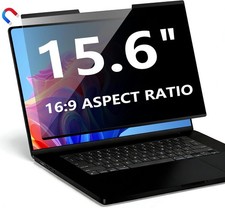 Magnetic 15.6 Inch 16:9 Laptop Privacy Screen Filter Removable Anti Glare Shie