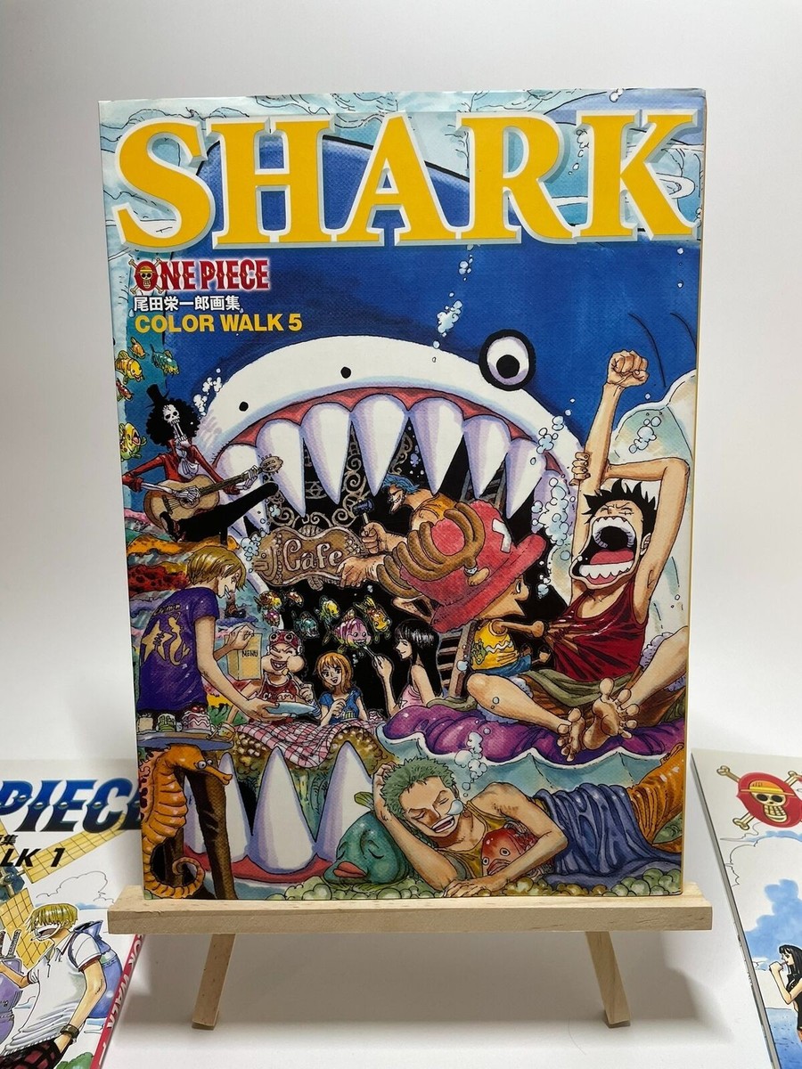 One Piece Color Walk Art Book Lot (1, 2 & 5 SHARK) – Eiichiro Oda