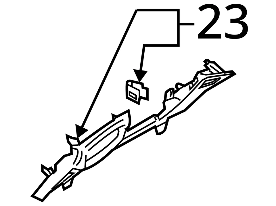 ADEQUADO PARA 2013-2016 LINCOLN MKZ COVER ASY DP5Z5404459AA - NOVO FABRICANTE DE EQUIPAMENTO ORIGINAL DP5Z5404459AA - Imagem 3 de 3