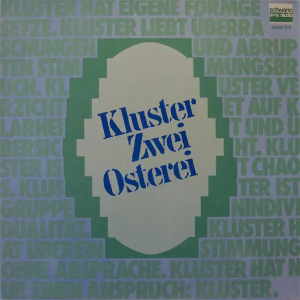 Kluster Zwei Osterei Schwann Vinyl LP 12 Inch 33 RPM EX 1980