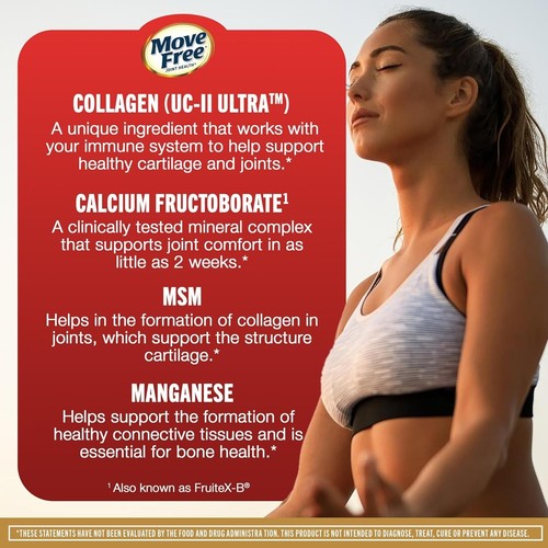 Move Free Ultra Pro Quadruple Action Joint Support - Type 2 Collagen MSM AU - Picture 4 of 10