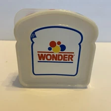 Wonder Bread Sandwich Storage Holder Lunch Box Plastic Container