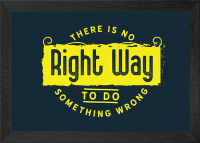Ehrliche Zitate gerahmtes Wandbild Poster Leinwanddruck Bild