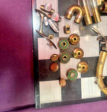 1953 F.E. Olds Super Cornet L A LOWER VALVE CAPS Replacement Parts ONLY