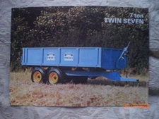 BENNE WEEKS TRAILERS TWIN SEVEN ADVERTISING BROCHURE 0 UK