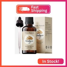 White Naturals Wheatgerm Carrier Oil, Cold-pressed Unrefined, Organic 100 Pure,