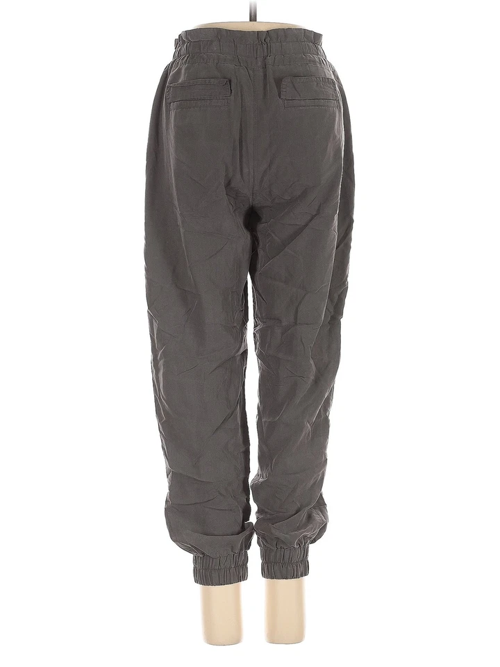 Armani Exchange Women Gray Track Pants 0 Petites - Image 2 of 2