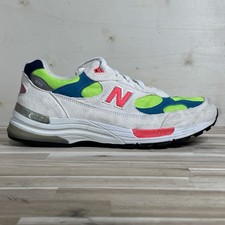 Size 11 - New Balance 992 Made in USA White Neon