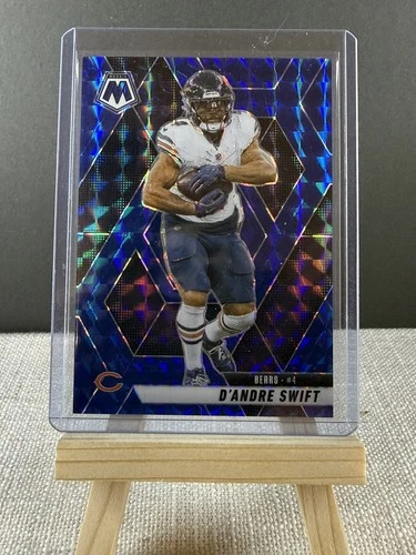 2025 Panini Mosaic - D'Andre Swift #213 Blue Mosaic Prizm /99