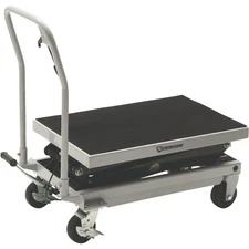 Strongway 2-Speed Hydraulic Rapid Lift XT Table Cart, 1000-Lb. Capacity,