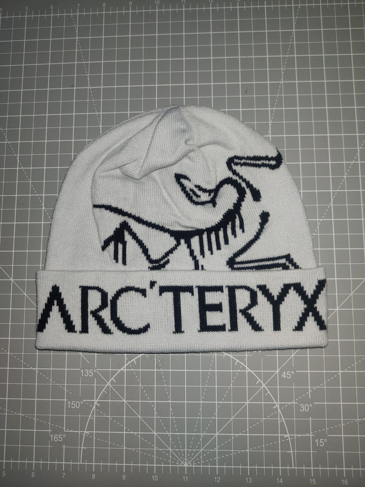 ARC'TERYX BIRD WORD TOQUE Berretto Orca Bianco Spedizione Gratuita Autentico Nuovo senza etichette