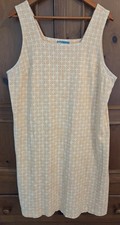 Fresh Produce Womens Peach Sleeveless Square-neck Cotton Shift Dress XXL