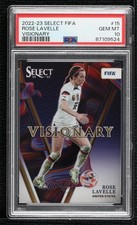 2022-23 Panini Select FIFA Visionary Rose Lavelle #15 PSA 10 GEM MT 0ms6