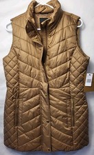 Weatherproof Ladies' Quilted Vest Womens Medium Latte