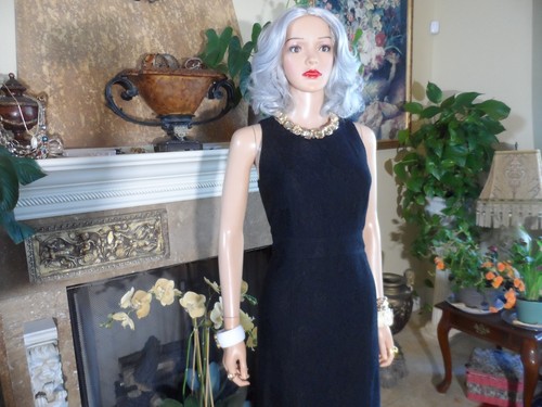 Vestido Vaina Burberry London Negro Encaje Repujado Talla IT 40 - US 6 - Imagen 9 de 24