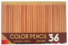 Kitaboshi Colored Pencils 36 Colors Paper Box Included from Japan New 196889